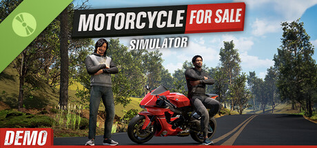 Steam header art for Motorcycle For Sale Simulator Demo
