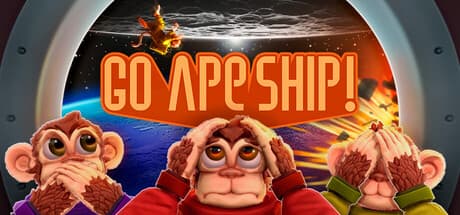 Steam header art for Go Ape Ship!