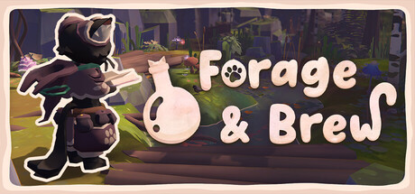 Steam header art for Forage & Brew
