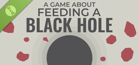 Steam header art for A Game About Feeding A Black Hole Demo
