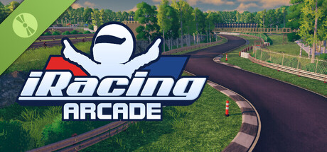 Steam header art for iRacing Arcade Demo