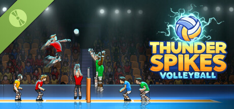 Steam header art for Thunder Spikes Volleyball Demo