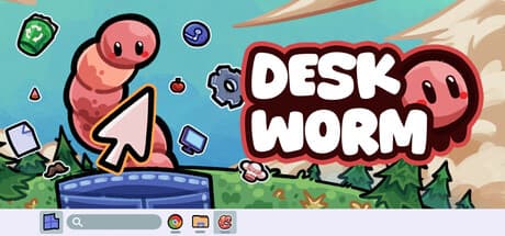 Steam header art for Deskworm