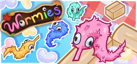 Steam header art for Wormies