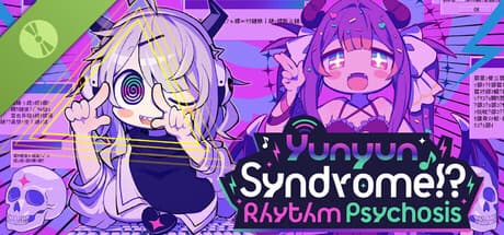 Steam header art for Yunyun Syndrome!? Rhythm Psychosis Demo