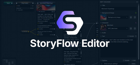 Steam header art for StoryFlow Editor