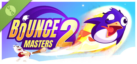 Steam header art for Bouncemasters 2: Pengu Throw Demo
