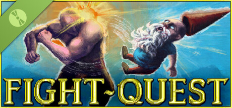Steam header art for FIGHT-QUEST Demo