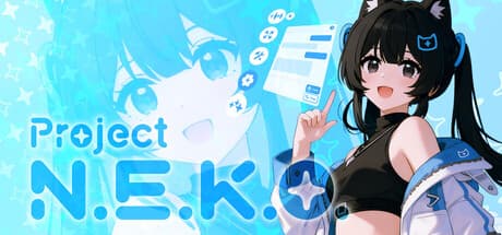 Steam header art for 猫娘计划 - N.E.K.O.