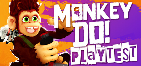 Steam header art for Monkey Do Playtest
