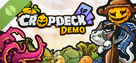 Steam header art for Cropdeck Demo