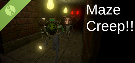 Steam header art for Maze Creep!! Demo