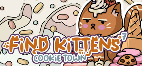 Steam header art for FIND KITTENS 7: Cookie Town