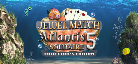 Steam header art for Jewel Match Atlantis Solitaire 5 - Collector's Edition