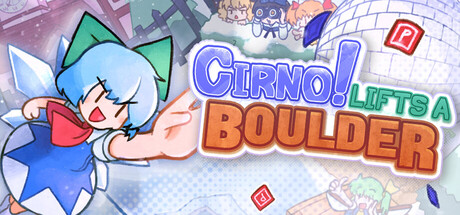Steam header art for Cirno! Lifts a Boulder
