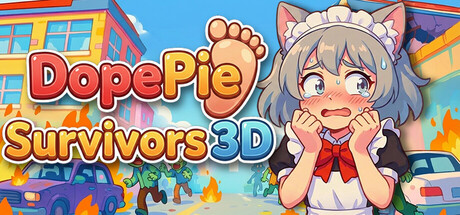 Steam header art for DopePie Survivors 3D
