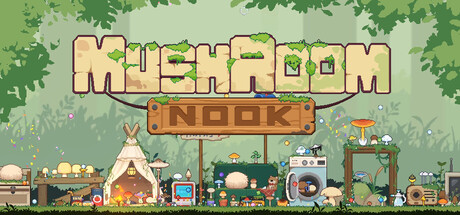 Steam header art for Mushroom Nook