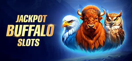 Steam header art for Jackpot Buffalo Slots