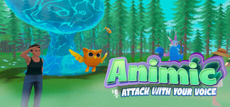 Steam header art for Animic : Attack with your voice !