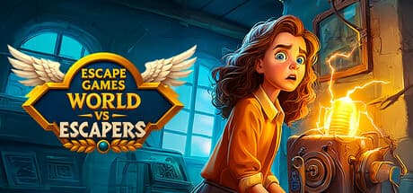 Steam header art for Escape Games World vs Escapers