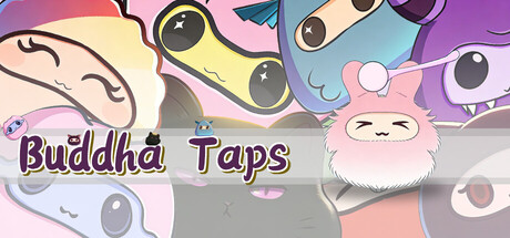 Steam header art for 佛系敲敲/Buddha Taps