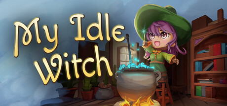 Steam header art for My Idle Witch