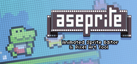 Steam header art for Aseprite