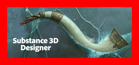 Steam header art for Substance 3D Designer 2026