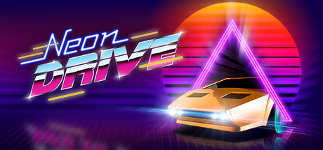 Steam header art for Neon Drive