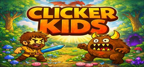 Steam header art for Clicker Kids