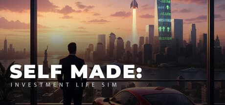 Steam header art for SELF MADE: Investment Life Sim