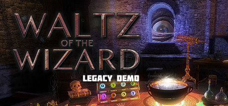 Steam header art for Waltz of the Wizard (Legacy demo)