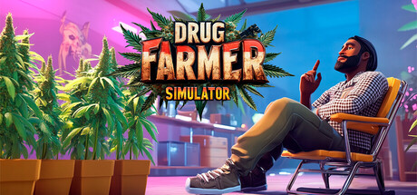 Steam header art for Drug Farmer Simulator