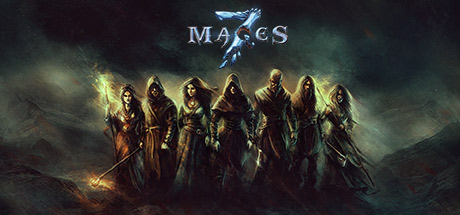 Steam header art for 7 Mages