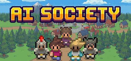 Steam header art for AI Society
