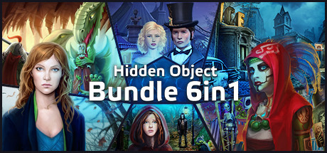 Steam header art for Hidden Object 6-in-1 bundle