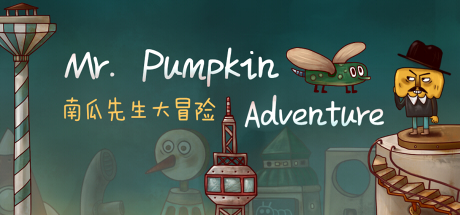 Steam header art for Mr. Pumpkin Adventure