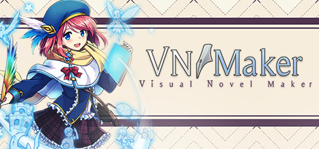Steam header art for Visual Novel Maker