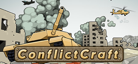 Steam header art for ConflictCraft