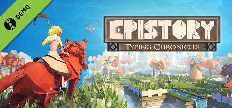 Steam header art for Epistory - Typing Chronicles Demo
