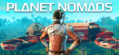Steam header art for Planet Nomads