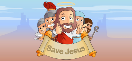 Steam header art for Save Jesus
