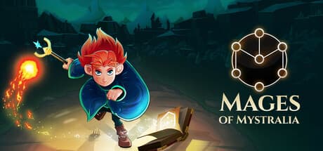 Steam header art for Mages of Mystralia