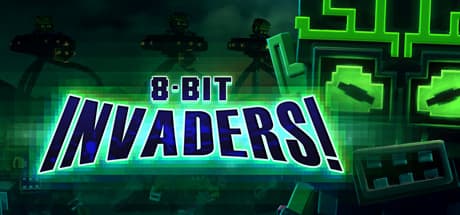 Steam header art for 8-Bit Invaders!