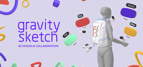 Steam header art for Gravity Sketch VR