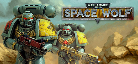 Steam header art for Warhammer 40,000: Space Wolf