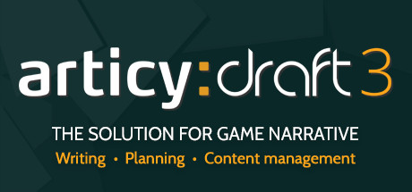 Steam header art for articy:draft 3