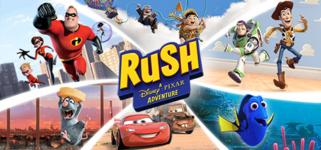 Steam header art for RUSH: A Disney • PIXAR Adventure