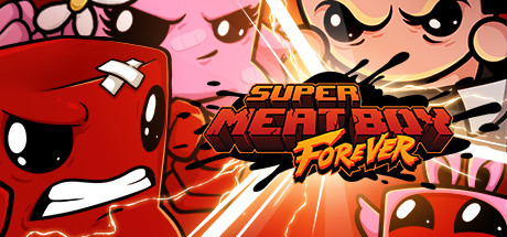 Steam header art for Super Meat Boy Forever