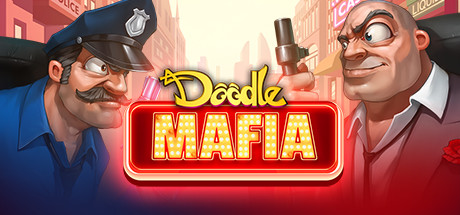 Steam header art for Doodle Mafia